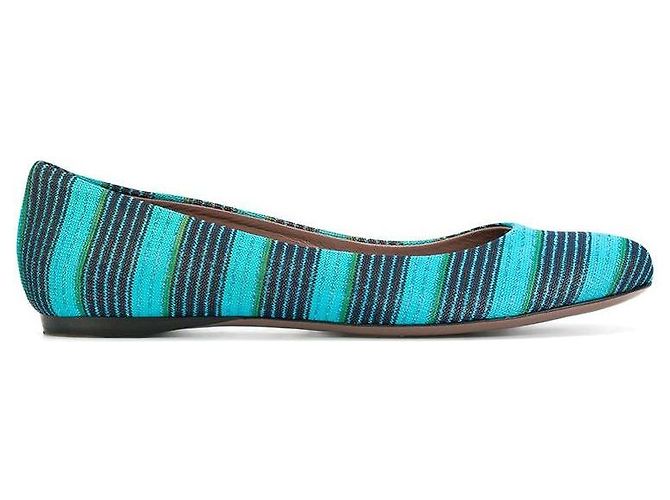 Ballerine Missoni blu e multicolori Multicolore
