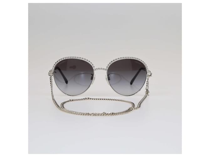 Chanel Silver/Black Gradient 4242 Sunglasses  ref.1526375