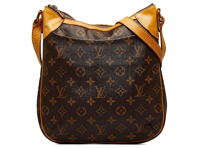 Sac à bandoulière Odeon PM Monogram Louis Vuitton marron Cuir  ref.1526579