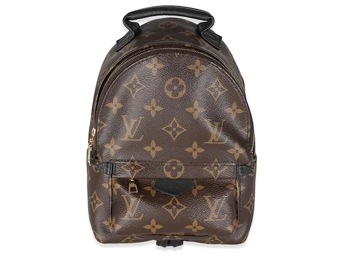 Mini Palm Springs en toile Monogram Louis Vuitton Marron  ref.1526685