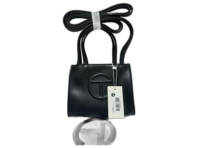 Autre Marque Borsa in pelle nera Nero
