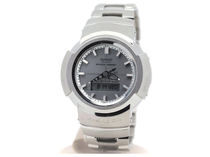 Autre Marque Casio G-SHOCK AMW-500 Edelstahl Silber