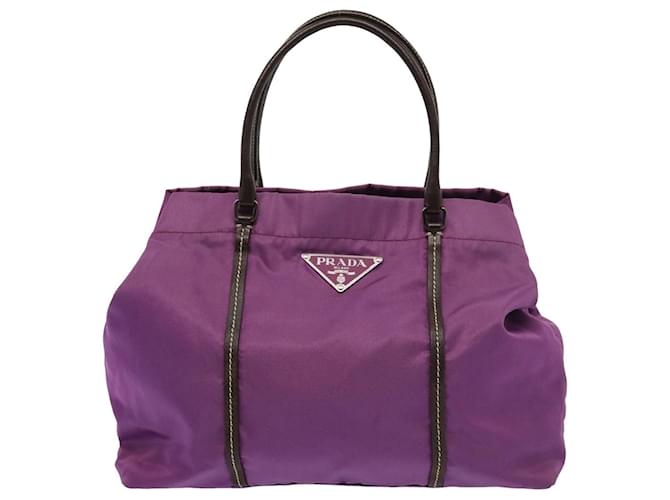 Prada Tessuto Purple Synthetic  ref.1527900