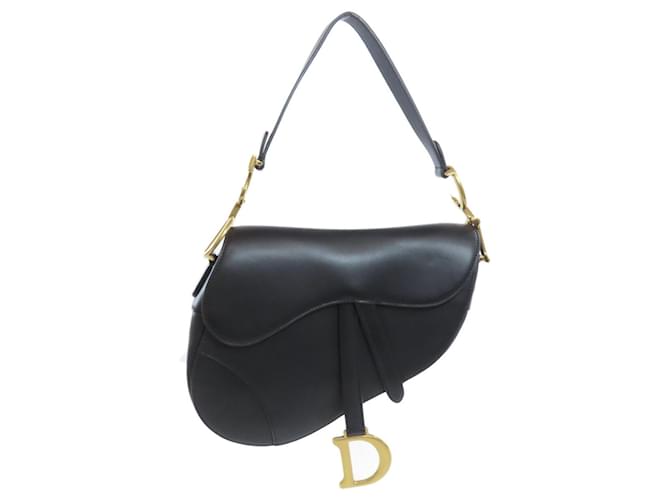 Dior Saddle Black Leather  ref.1527901