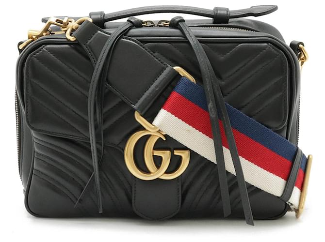 Gucci Marmont Black Leather  ref.1528147