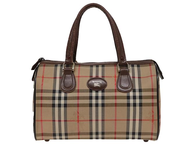 Burberry Nova Check Bege Lona  ref.1528219