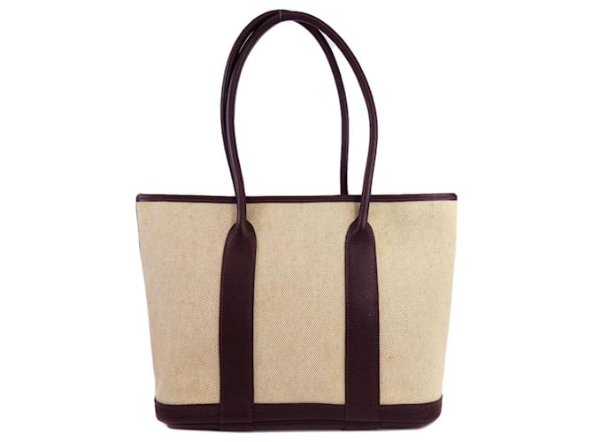 Hermès Garden Zip Beige Cloth  ref.1528244