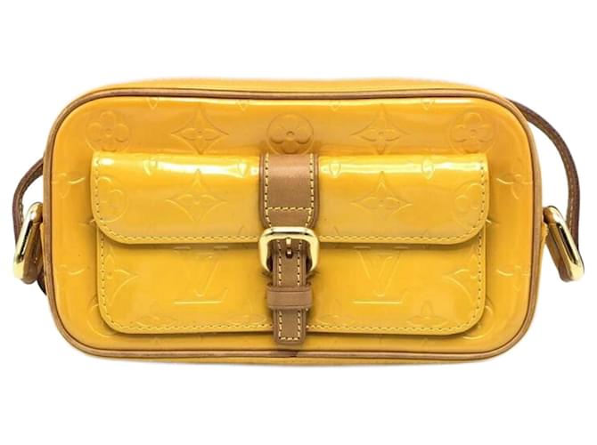 Louis Vuitton Christie Toile Jaune  ref.1528269