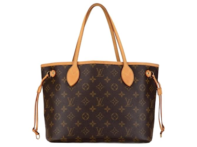 Louis Vuitton Neverfull PM Toile Marron  ref.1528344