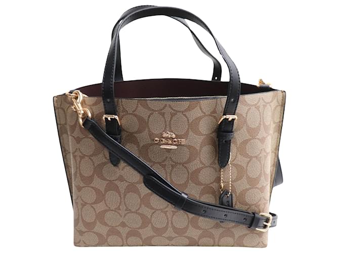 Coach Signature Beige Cloth  ref.1528347