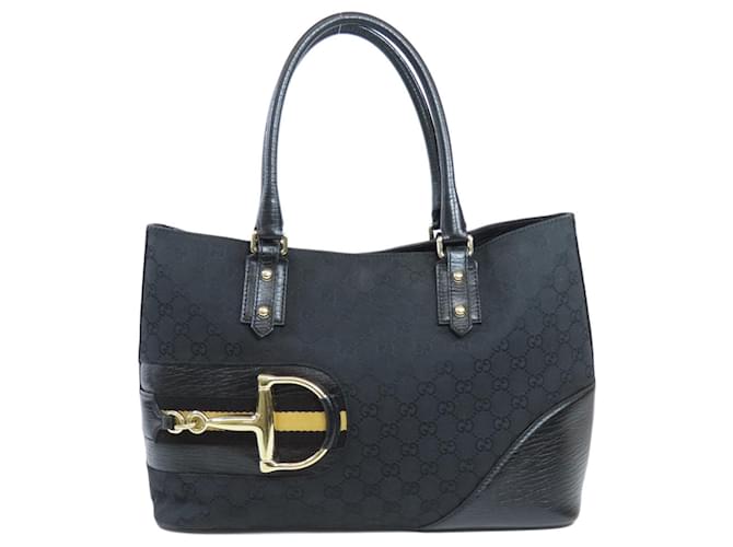 Gucci Horsebit Black Cloth  ref.1528376