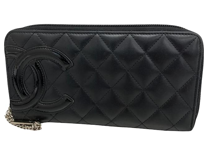 Linha Cambon da Chanel Preto Couro  ref.1528399