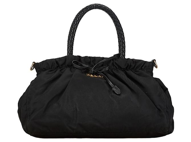 Prada Tessuto Black Synthetic  ref.1528576