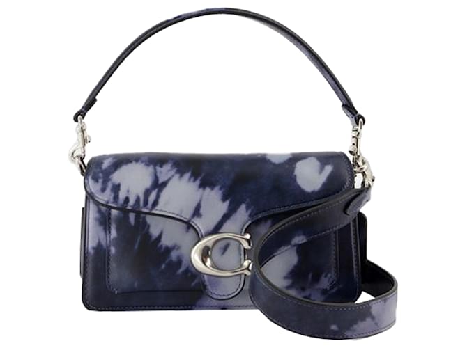 Bolsa de Ombro Tabby 20 - Coach - Couro - Azul Meia-Noite Bezerro-como bezerro  ref.1528709