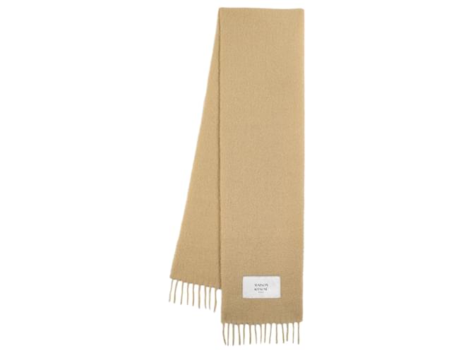 Autre Marque Baby Scarf - Maison Kitsune - Wool - Brown  ref.1528871