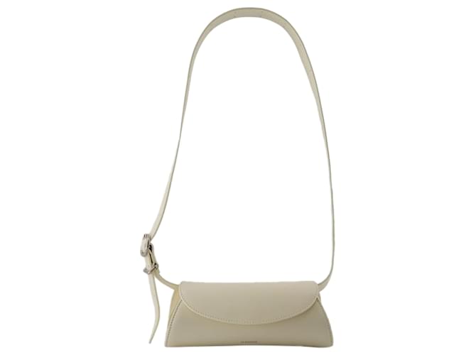 Cannolo Mini Purse - Jil Sander - Leather - Eggshell White
