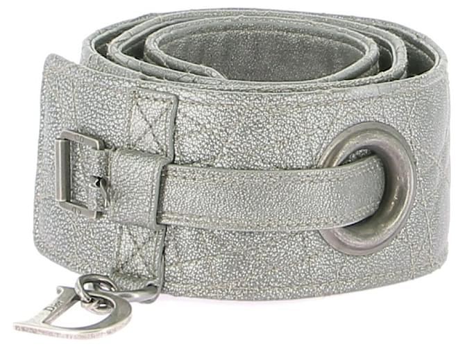 DIOR  Belts T.cm 95 Leather Silvery  ref.1529306