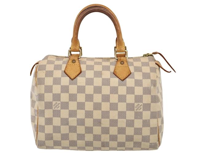 Louis Vuitton Speedy 25 Beige Lienzo  ref.1529785