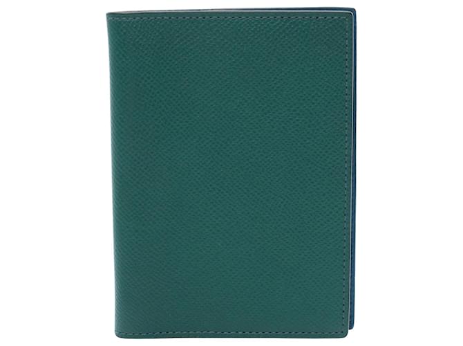 Hermès Agenda cover Green Leather  ref.1529791