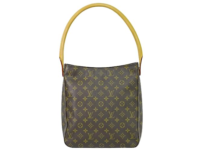 Louis Vuitton Looping GM Brown Cloth  ref.1529824