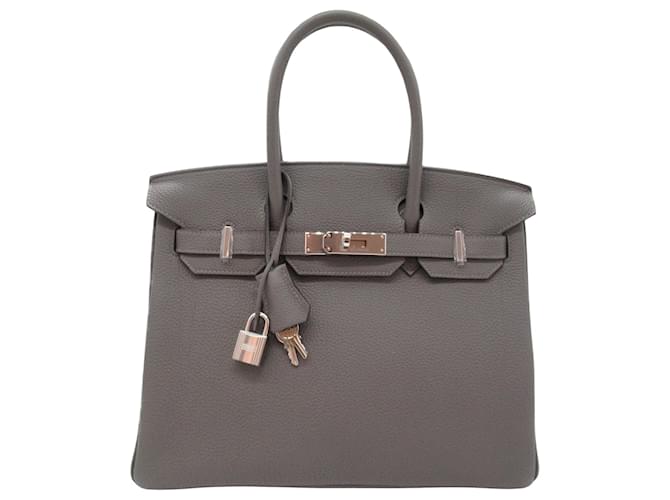 Hermès Birkin 30 Castaño Cuero  ref.1529889