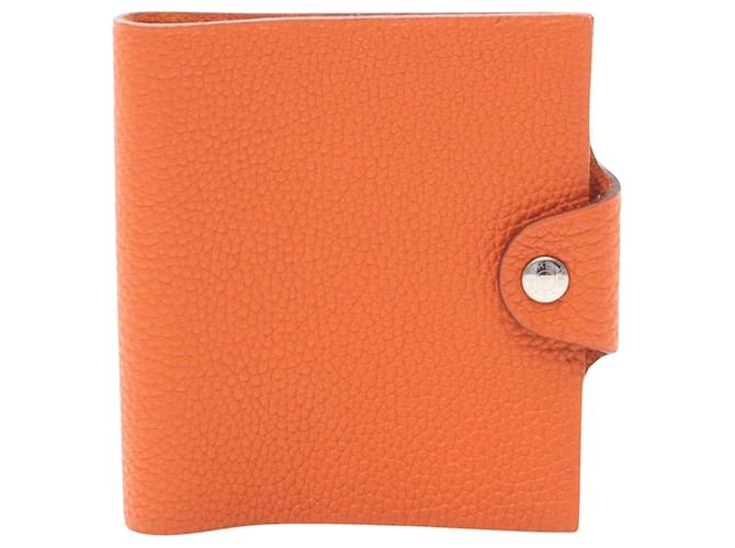 Hermès Agenda cover Orange Leather  ref.1529910