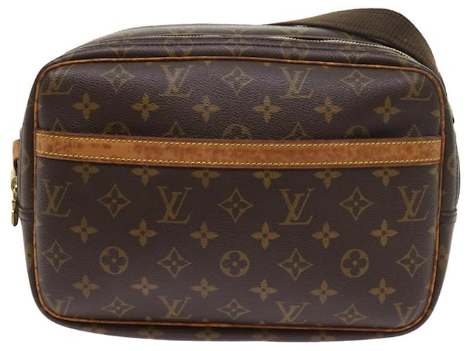 Sac à bandoulière Reporter LOUIS VUITTON Toile Marron  ref.1530180