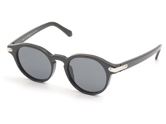 Louis Vuitton Black Round Sunglasses Plastic  ref.1530526