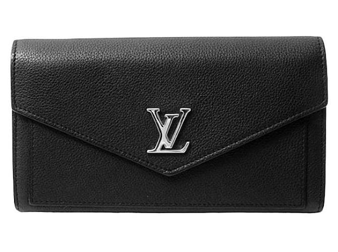Louis Vuitton Mylockme Wallet Noir Black Leather  ref.1530532