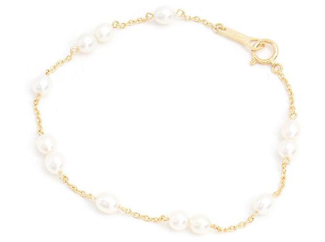 Bracciale in perle d'acqua dolce K18 Tasaki
