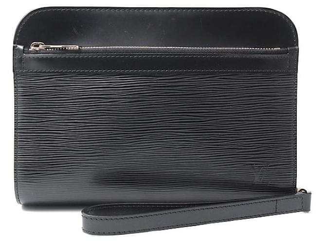 Louis Vuitton Epi Leather Pochette M59362 Black  ref.1531432