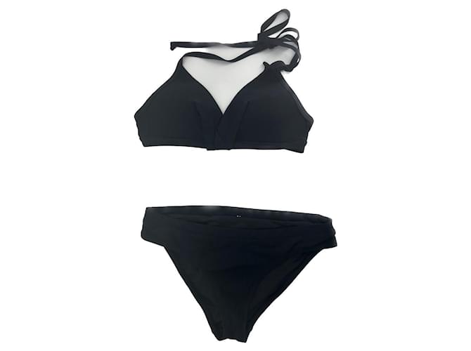 Autre Marque NON SIGNE / NON SIGNÉ Maillots de bain T.International S Polyester Noir  ref.1532750