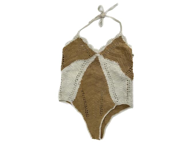 Autre Marque TOUT CE QUI RESTE Maillots de bain T.International S Polyester Beige  ref.1532761