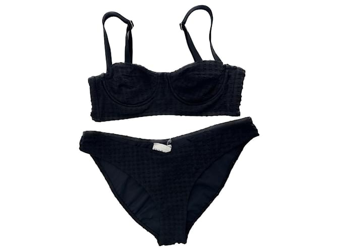 Autre Marque EVARAE Costumi da bagno T.International S Poliestere Nero  ref.1532766