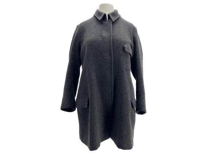 Jil Sander coats T.International M Wool Grey