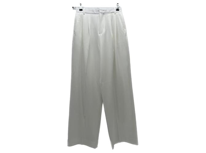 Autre Marque Marcéla London trousers T.International S Cotton White  ref.1532835