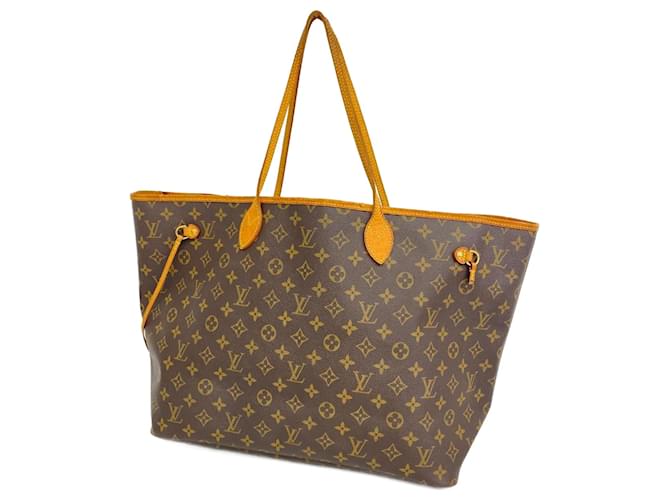 Sac tote Neverfull GM Monogram Louis Vuitton Marron  ref.1532972