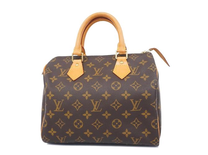 Sac à main Louis Vuitton Monogram Speedy 25 Marron