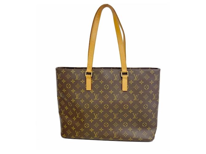 Sac à main Luco Monogram Louis Vuitton Marron  ref.1533002