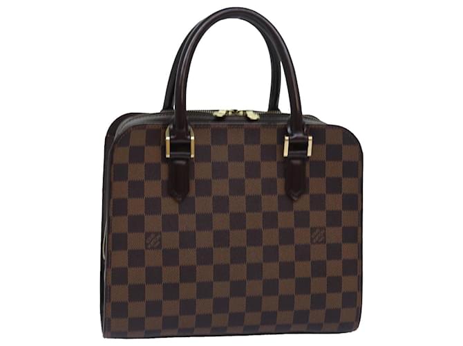 LOUIS VUITTON Bolso de Mano Damier Ebene Triana N51155 LV Auth 81399  ref.1533063