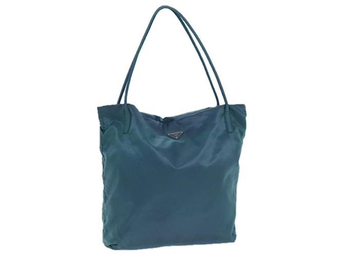 Prada Tote Bag aus Nylon in Blau Auth yk13430  ref.1533171