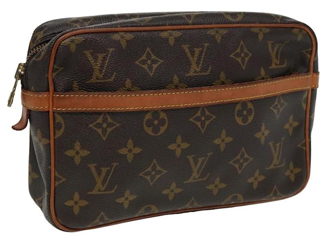 LOUIS VUITTON Clutch Compiegne 23 M51847 Auth LV yk13573 Monograma Lona  ref.1533186