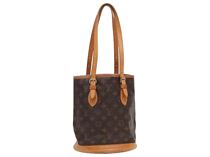 LOUIS VUITTON Sac à épaule Monogram Bucket PM M42238 LV Auth 82530 Toile Monogramme  ref.1533206