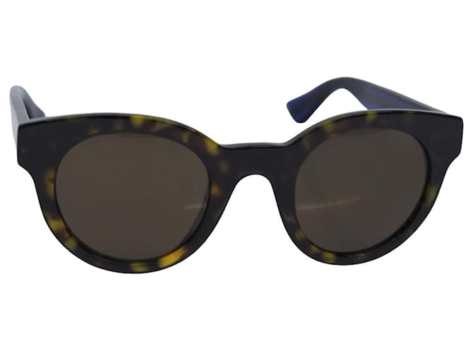 GUCCI Sonnenbrille aus braunem Kunststoff Auth am6443  ref.1533219