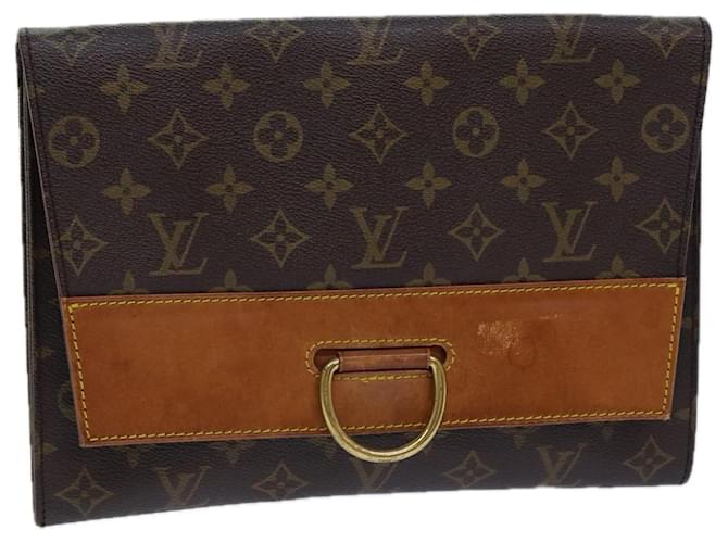 LOUIS VUITTON Monogram Jena Clutch Bag M51808 LV Auth 82368 Cloth  ref.1533234