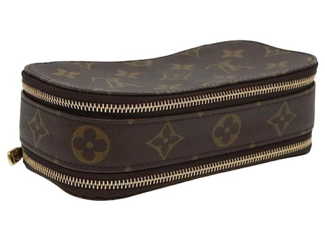 LOUIS VUITTON Monogram Trousse Brush PM Cosmetic Pouch M47510 LV Auth 80722 Cloth  ref.1533340