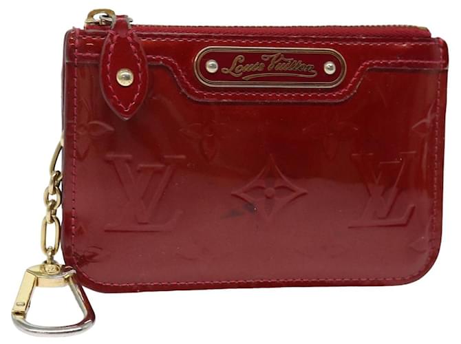 LOUIS VUITTON Vernis Pochette Cles NM Tasche Rot Grunadine M91737 Auth 82181 Lackleder  ref.1533360