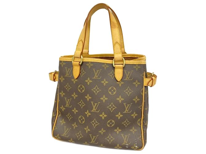 Louis Vuitton Monogram Batignolles Tote Bag Brown Patent leather  ref.1533502