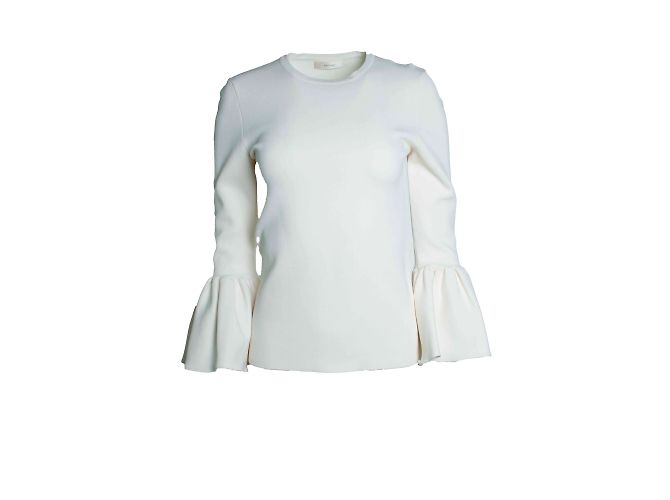 Autre Marque Top bianco a maniche a campana Cooper di Suistudio