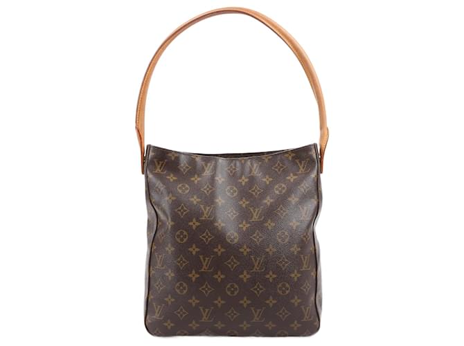 Sac à épaule Looping GM en toile Monogram Louis Vuitton M51145 Cuir Marron  ref.1533695